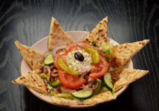 kycklinggyros sallad