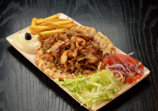 kycklinggyros tallrik